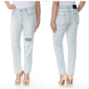 DKNY Womens Denim Light Wash Blue Jeans